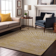 Addison Rugs Mayfield AMF520GE 5 x 7 ft Flatweave Polyester Rectangular Indoor Abstract Machine Washable Area Rug Green