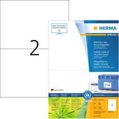 Herma Självhäftande Återvinningsetiketter 2 A4-ark 210 x 148 mm