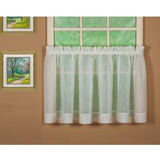 Emelia Original Voile Tier Pair 30 Ecru 60 W x 30 L