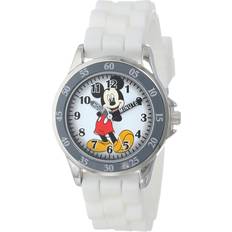 Accutime Disney Kids MK1240 Silver-Tone Watch with Rubber Band