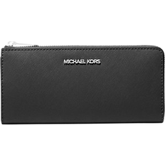 Michael Kors Jet Set Travel Large Quarter-Zip Wallet - Black