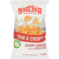 Boulder Canyon Thin & Crispy Hickory BBQ Potato Chips 6 OZ