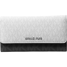 Michael Kors Jet Set Travel Signature Logo Wallet - White