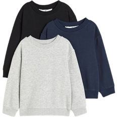 H&M Jungen 3er-Pack Sweatshirts Blau 98/104