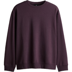 Herre - Lilla Gensere H&M Lilla Loose Fit Sweatshirt