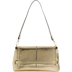 River Island Womens Gold Fold Small Clutch Bag One Size