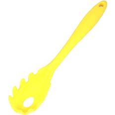 Premium Silicone Spaghetti Pasta Fork 11.5 Inch Yellow