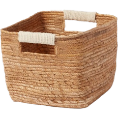 Brightroom Woven Rectangular Banana Sewing Basket 4.3"