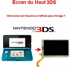 Écrans de Remplacement Ecran LCD Supérieur (haut) de remplacement pour Nintendo 3DS