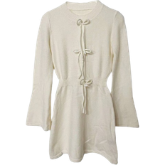 Shein Autumn Winter Fashion Casual Butterfly Decor Flared Sleeve Dress