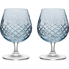 Bleu Verres à cocktail Frederik Bagger Crispy Sapphire Sixball Cocktail Glass 36cl 2pcs