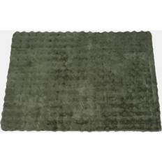 OHS Faux Fur Bubble Rug 80 x 150 cm Green 80 x 150cm