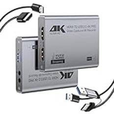 Capture & TV Cards HCSC 4K HDMI Videoinspelningskort USB 3.0