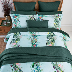 Ted Baker Bedspreads Ted Baker Magnolia Art Print Full Queen Comf Set Multi in Bedspread Green