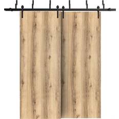 Doors SartoDoors Closet Barn Bypass Doors 48 80 6.6ft Sliding Door (x)