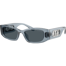 Michael Kors Unisex Solbriller Michael Kors MK2243U Rhodes Solbriller Kvinder - Transparent Denim Blue