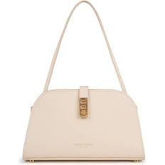 Suede Handbags Teddy Blake Dana Dollarino 11" - Light Cream