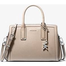 Michael Kors Unisex Bags Michael Kors Laila Small Leather Satchel - Beige