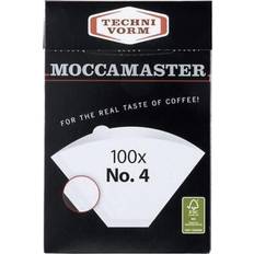 Moccamaster Coffee Filters Moccamaster Technivorm 4 White Paper Filters 100-Count