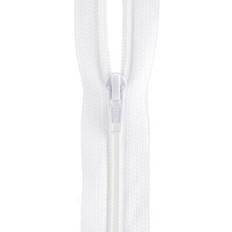 Coats All-Purpose Plastic Zipper 22" White