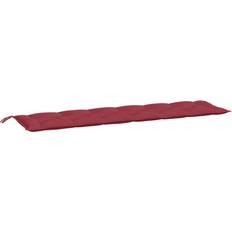 Tuinbanken vidaXL Tuinbankkussen 200x50x7 cm Oxford Stof Wijnrood