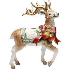 Cosmos Gifts Victorian Harvest Reindeer Figurine