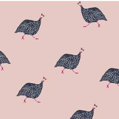 Blush pink wallpaper Joules Guinea Fowl Blush Pink Wallpaper 10m x 52cm