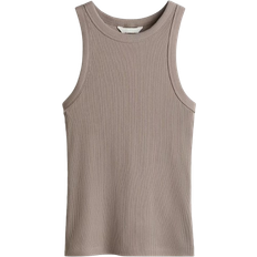 H&M Ribbed Tank Top - Greige