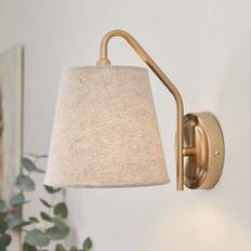 Dunelm Enid Gold Wall light ∅ 45cm