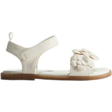 Polyurethane Children's Shoes H&M Girls White Appliquéd sandals