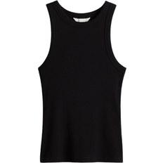 H&M Ribbed Vest Top - Black