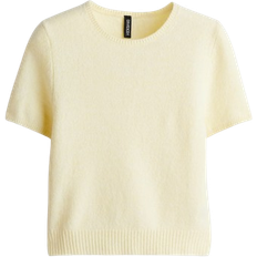 H&M Fine-Knit T-Shirt - Yellow