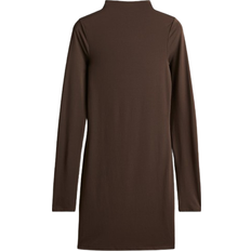 H&M Turtleneck Mini Dress - Brun