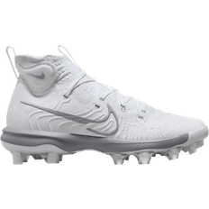 White Baseball Shoes Nike Alpha Huarache NXT MCS M - White/Wolf Grey/Pure Platinum