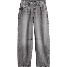 H&M Grey Barrel Regular Jeans - Grey