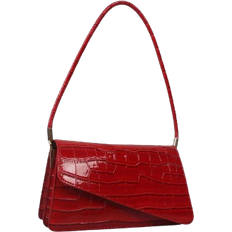 Shein Fashionable All-match Solid Color Crocodile Pattern Women's Shoulder Bag Underarm Bag