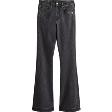 H&M Dame Grå Flared Ultra High Jeans