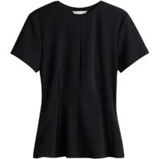 H&M Defined Waist Top - Black