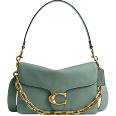 Green Handbags Coach Chain Tabby Crossbody Bag - Leather