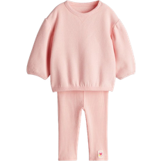 H&M 2-Piece Sweatshirt and Leggings Set - Pink