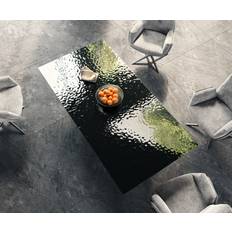 Møbler DeLife Edge 200 x 100 Reliefglas Rauchschwarz Esstisch