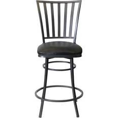 Red Barrel Studio Stellan 24 Counter Swivel Upholstered 38.58 H x 19.46 W x 18 D Seating Stool 38.6"