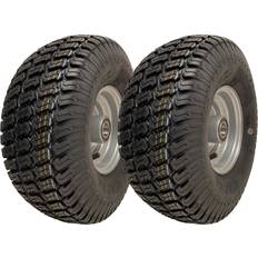 15x6.00-6 Grass Lawnmower Wheels Set of 2