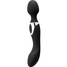 Sinful Curvy Double Pleasure Opladelig Magic Wand Vibrator Black