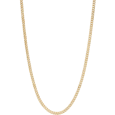 Avile Avilé Jewelry Panzer Halskæde kt. Silver Goldplated DI004-GP-48 Unisex 925 sterling silver
