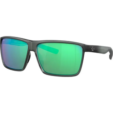 Costa Del Mar Rincon Polaroid Solbriller - Matte Smoke/Crystal Glas Green Mirror