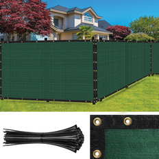 Green Screenings Sealtech Ultra Heavy Duty 200 GSM Privacy Fence Screen 8 x 15 ft W Green