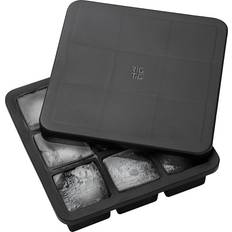 Black Ice Cube Trays RIG-TIG Freeze-it With Lid 5 cm Silicone Black Ice Cube Tray