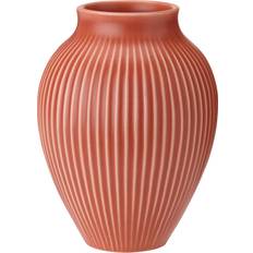 Knabstrup Keramik Ribbed 27 cm Coral Vase