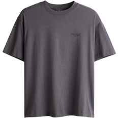 Bedrucktes T-Shirt in Loose Fit - Grau